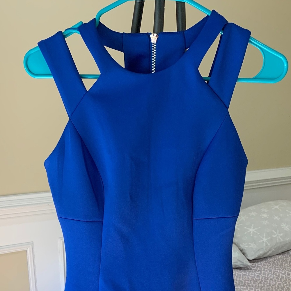 Calvin Klein Sheath Dress with Strappy Shoulders